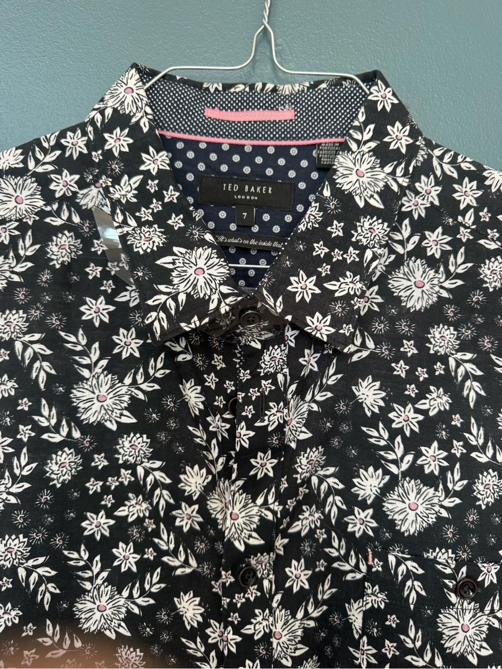 Ted Baker Cotton Floral-Print Men’s Shirt